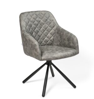 Обеденный стул Rarra/Uras 12-Swivel Conic KD, серый