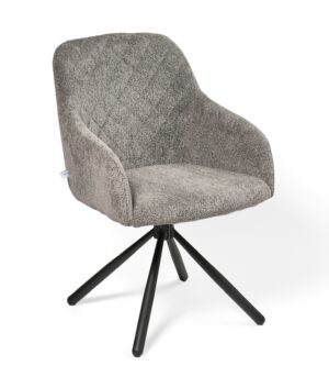 Обеденный стул Rarra/Odessa 620-Swivel Conic KD, темно-серый