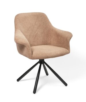 Стул для столовой Pari/Coco 5-Swivel Conic KD, коричневый