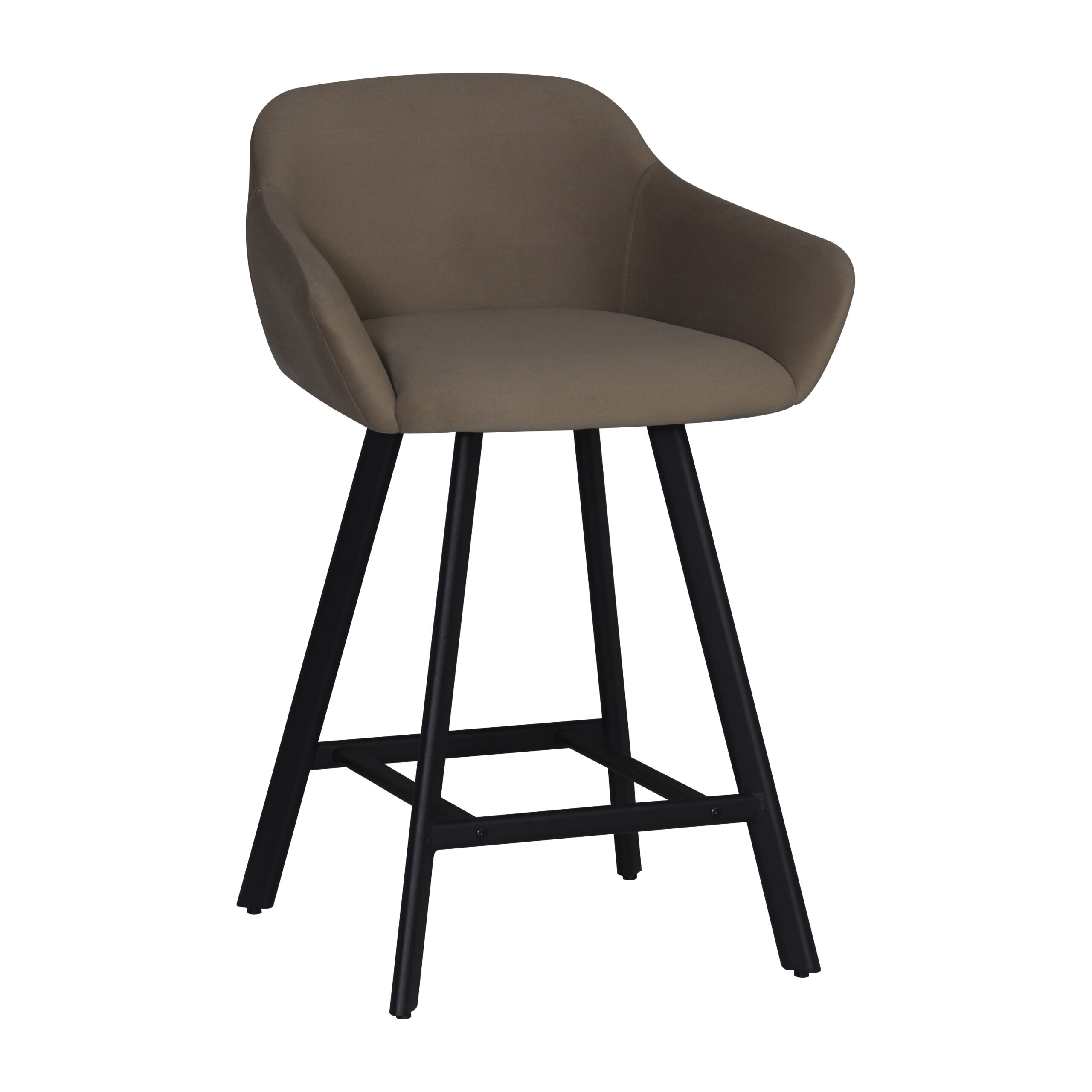 Полубарный стул Mey / Anka 06 (Stool 65), коричнево-серый