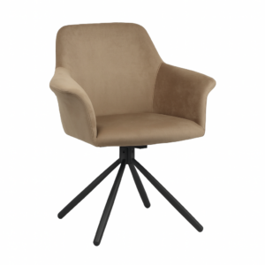 Обеденный стул Pari/Anka 06-Swivel Conic KD, серо-коричневый
