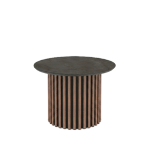 Кофейный столик Dorato 68 / Irony Melamine, Темно-серый (рисунок под мрамор)