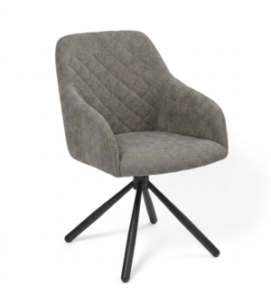 Обеденный стул Rarra/Uras 12-Swivel Conic KD, серый (Copy)