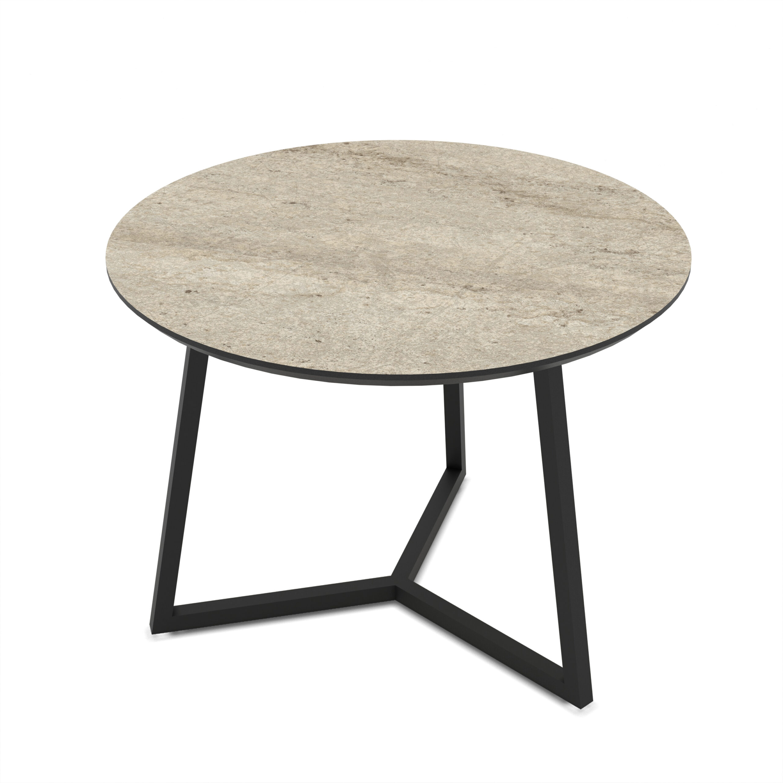 Столик Klint 60 / Bianco High Gloss, Серо-коричневый (мраморный узор) (Copy)