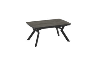 Раздвижной обеденный стол Robat 160 / Irony Melamine, серый (мраморный рисунок)