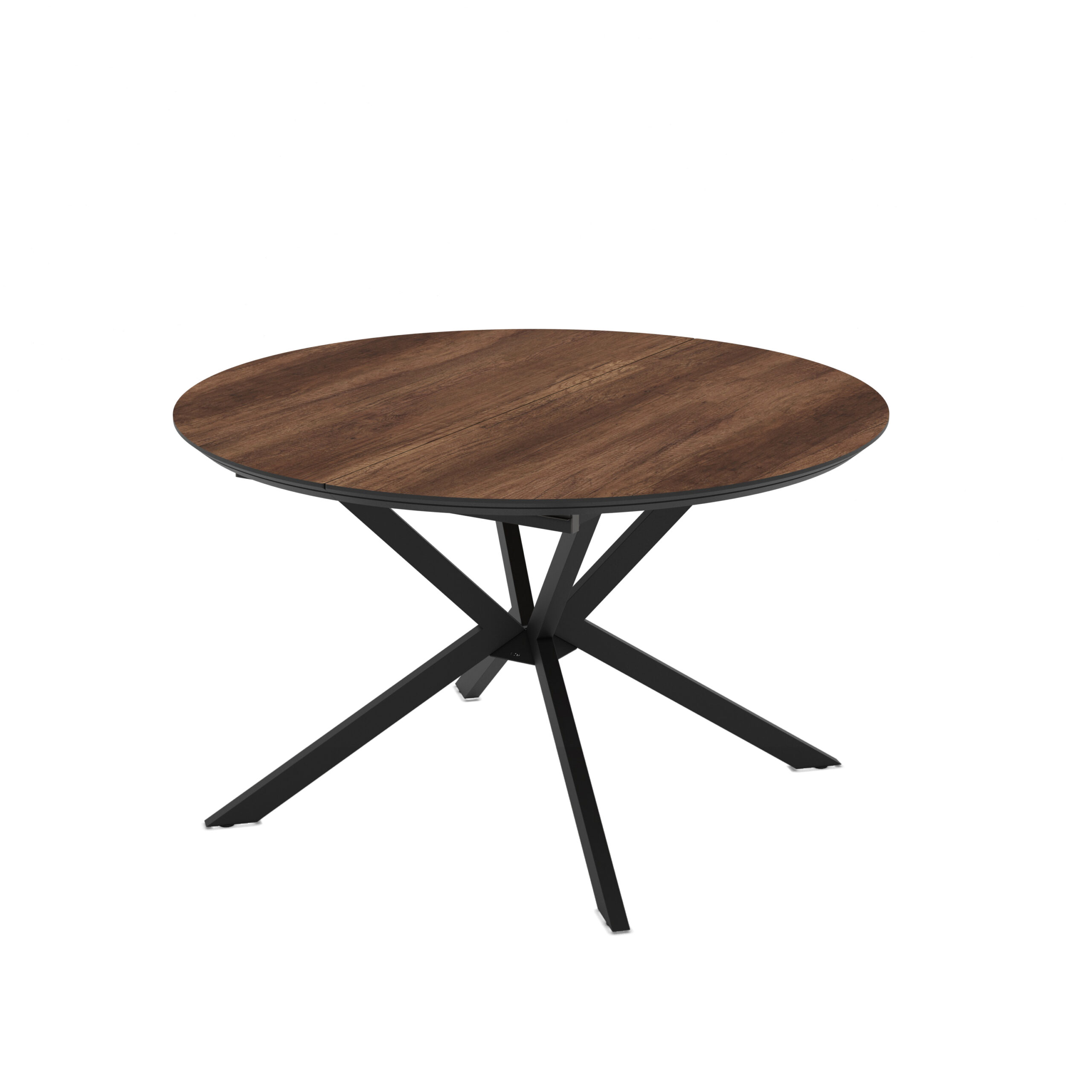 Раздвижной обеденный стол Dobok 126 Table / Barok, темно-коричневый (имитация дерева)