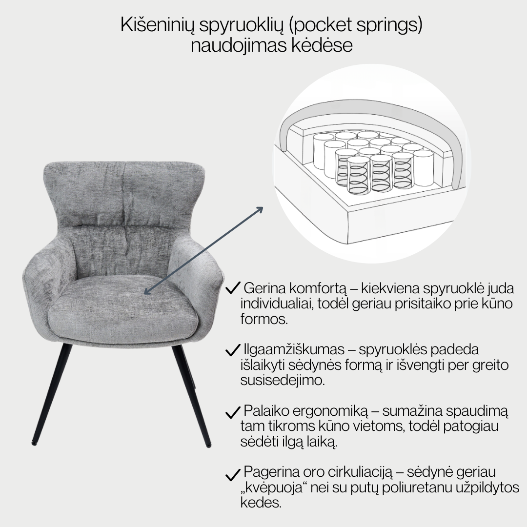 Обеденный стул Kent / Perfect Harmony 04, Коричневый (поворотное основание) (Copy) (Copy) - Изображение 3